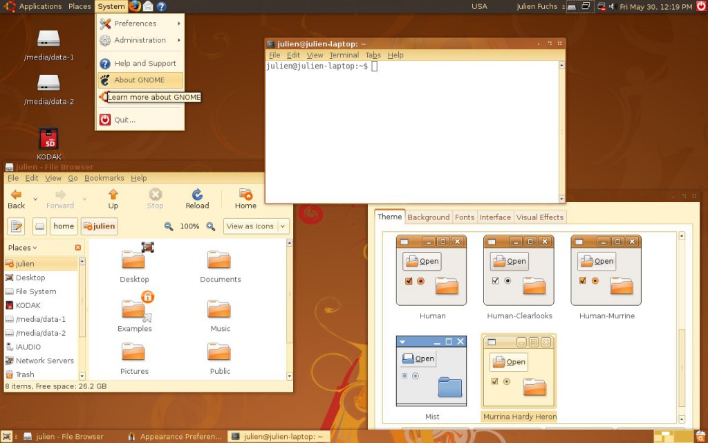 How Ubuntu looked like when I first tried it. Good times. Canonical, what did you do?